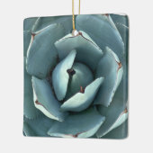 Kerstbotanisch groen Succulent Keramisch Ornament (Links)