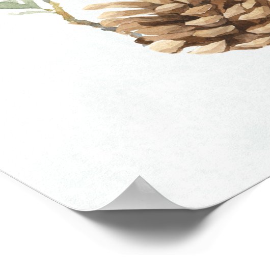 Kerstbotanisch Poster (Hoek)