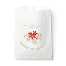 Kerstbotanische Holly Branches en Poinsettias