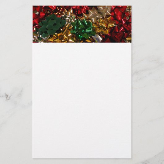 Kerstboten Colorful Festive Holiday Briefpapier (Voorkant)