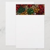 Kerstboten Colorful Festive Holiday Briefpapier (Voorkant / Achterkant)