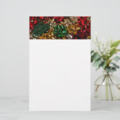 Kerstboten Colorful Festive Holiday Briefpapier (Staand voorkant)