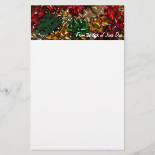 Kerstboten Colorful Festive Holiday Briefpapier
