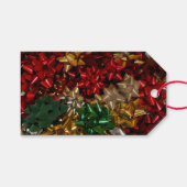 Kerstboten Colorful Festive Holiday Cadeaulabel (Voorkant (Horizontaal))