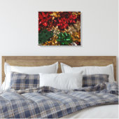 Kerstboten Colorful Festive Holiday Canvas Afdruk (Insitu (Slaapkamer))