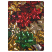 Kerstboten Colorful Festive Holiday Klembord (Achterkant)