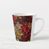 Kerstboten Colorful Festive Holiday Latte Mok (Rechts)