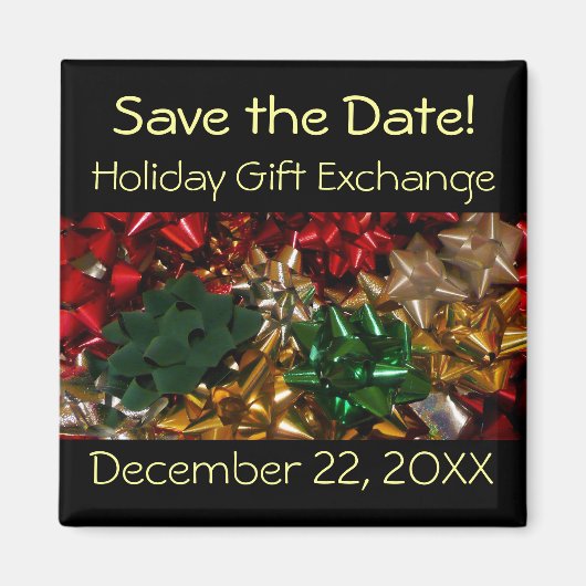 Kerstboten Colorful Festive Holiday Magneet (Voorkant)