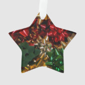 Kerstboten Colorful Festive Holiday Ornament (achterkant)