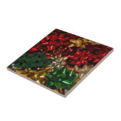 Kerstboten Colorful Festive Holiday Tegeltje (Zijkant)