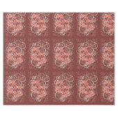 Kerstboten en -sterren met elegante en uisterstaar cadeaupapier (Vlak)