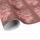 Kerstboten en -sterren met elegante en uisterstaar cadeaupapier (Rol Hoek)