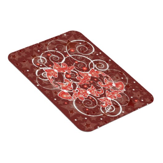 Kerstboten en -sterren met elegante en uisterstaar magneet (Rechterzijde)