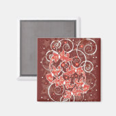 Kerstboten en -sterren met elegante en uisterstaar magneet (Voorkant / Achterkant)