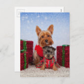 Kerstboten Feestdagenkaart (Voorkant / Achterkant)