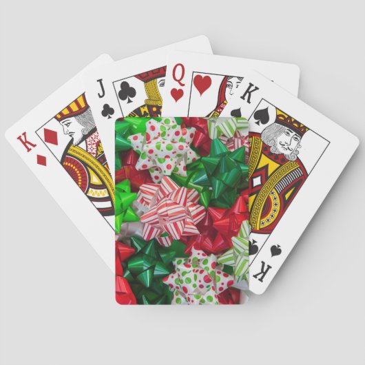 Kerstboten Pokerkaarten (Achterkant)
