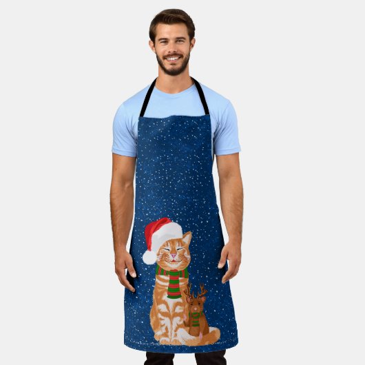 Kerstboten Schort (Gedragen)