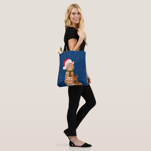 Kerstboten Tote Bag (Op model)