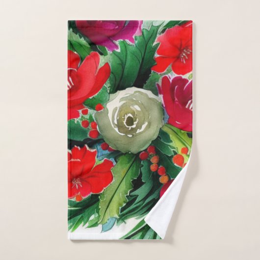 KerstBouquet Bad Handdoek (Handdoek)