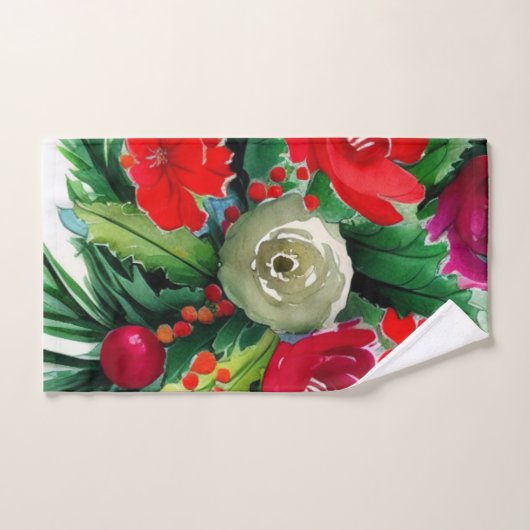 KerstBouquet Bad Handdoek (Handdoek)