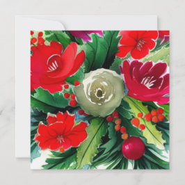 KerstBouquet Feestdagenkaart