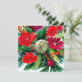 KerstBouquet Kaart (Staand voorkant)