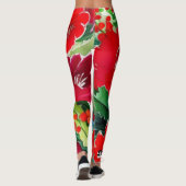 KerstBouquet Leggings (Achterkant)
