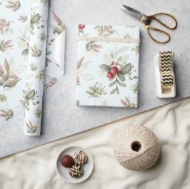 KerstBouquet met Cranberry Cadeaupapier