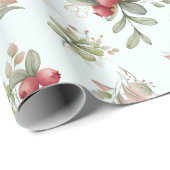 KerstBouquet met Cranberry Cadeaupapier (Rol Hoek)