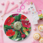 KerstBouquet Papieren Bordje (Feest)