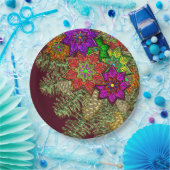 KerstBouquet Papieren Bordje (Feest)