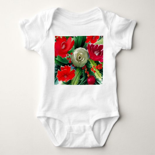 KerstBouquet Romper (Voorkant)