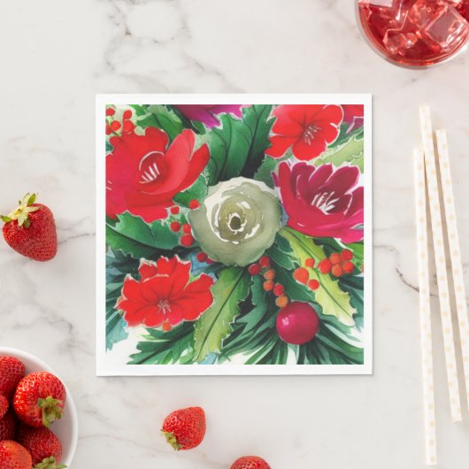 KerstBouquet Servet (Insitu)