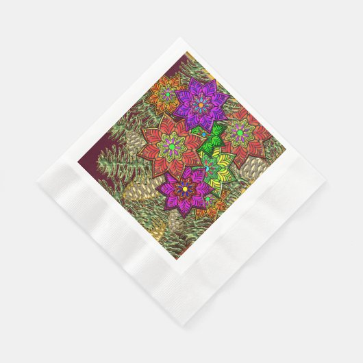 KerstBouquet Servet (Hoek)