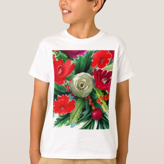 KerstBouquet T-shirt (Voorkant)