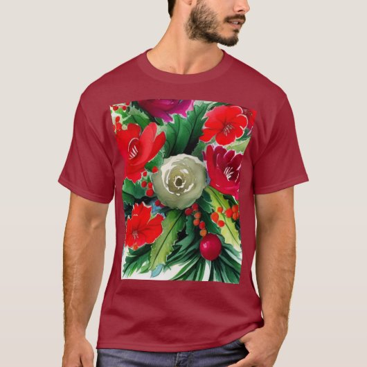 KerstBouquet T-shirt (Voorkant)