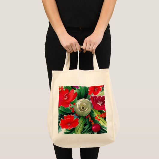 KerstBouquet Tote Bag (Voorkant (product))