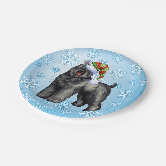 KerstBouvier Papieren Bordje (Gekanteld)