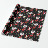 Kerstbowlen met Sinterklaas Cadeaupapier (Uitgerold)