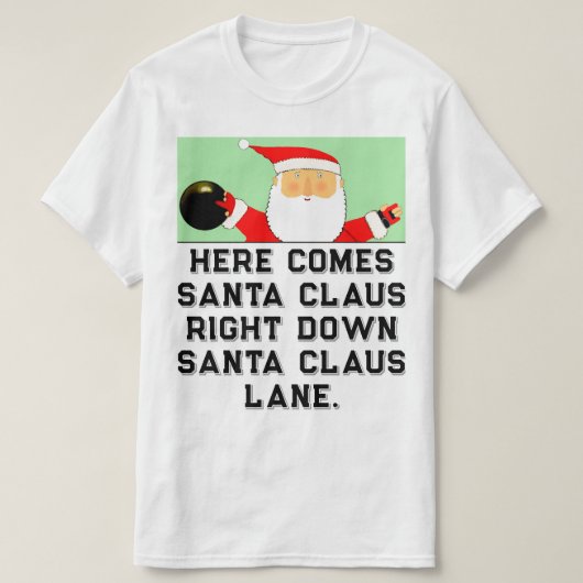 Kerstbowlen T-shirt (Design voorkant)