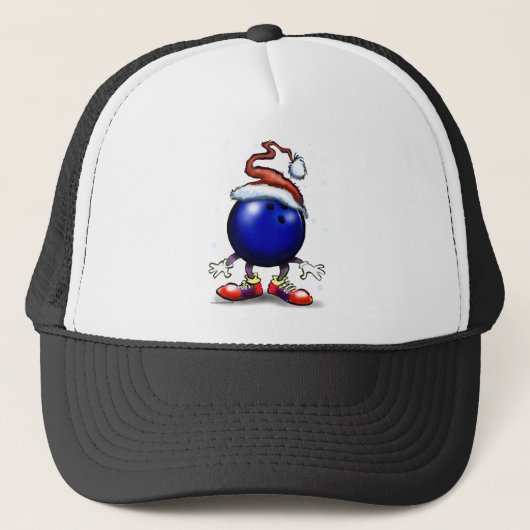 Kerstbowling Trucker Pet (Voorkant)