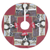 Kerstboxeerpuppy Kerstboom Rok (Voorkant)