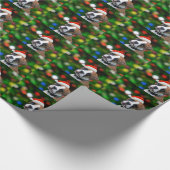 kerstboxer cadeaupapier (Hoek)