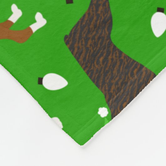 kerstboxer Dog Fleece Blanket (Hoek)