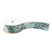 Kerstboxer Dog Satin Satijnen Lint (Spoel)