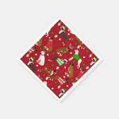 kerstboxer Dog Servet (Hoek)