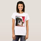 kerstboxer Dog T-shirt (Voorkant volledig)