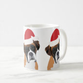 kerstboxer koffiemok (Voorkant rechts)