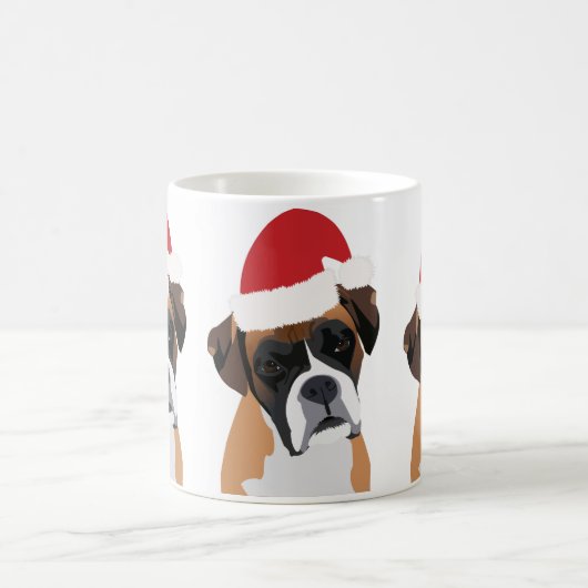 kerstboxer koffiemok (Center)