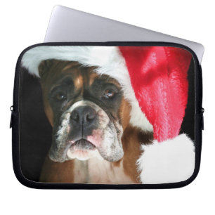 Kerstboxer Neopreen-laptophoes Laptop Sleeve